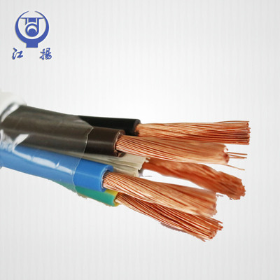 帮客材配江扬电线电缆中央空调普通空调专用线国标RVV 5*0.75平方软护套线 .